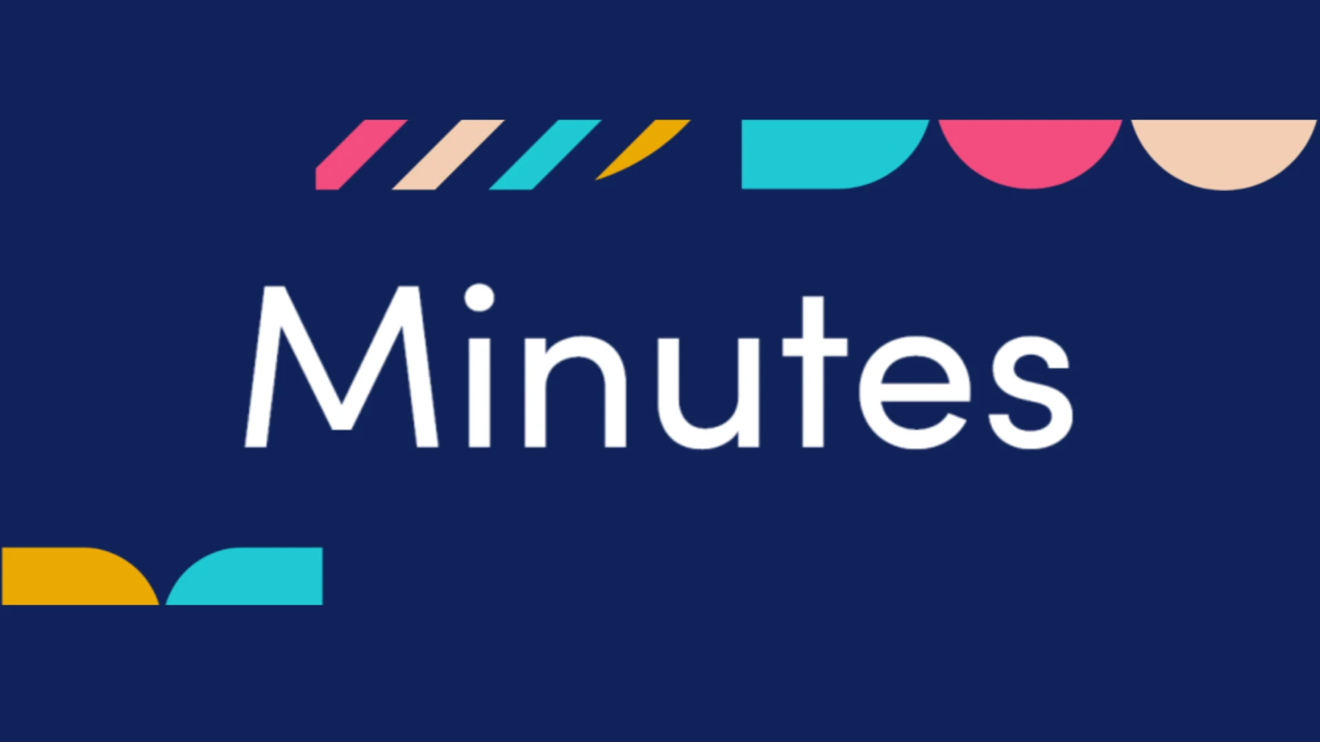Ruby Minutes newsletter title in white on a navy background with colorful confetti-like shapes